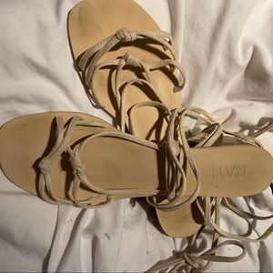 RAYE wrap sandals